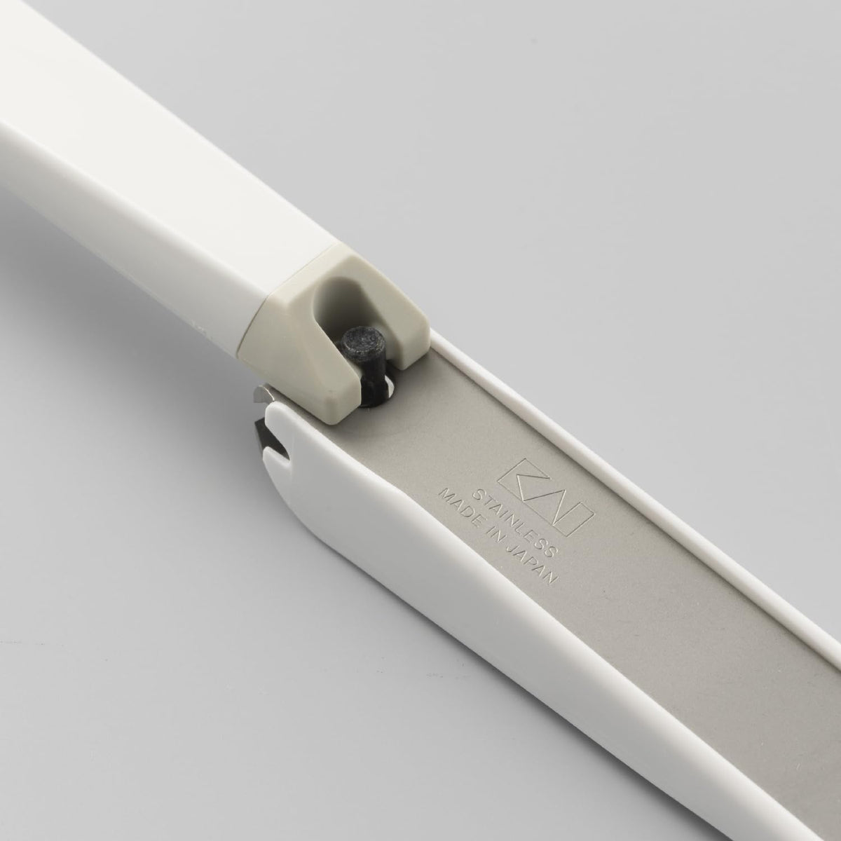 KAI New Standard Nail Clipper with Stopper Case, Stainless Steel Blade and Etched Nail File, Sizes S and M Curved Blade or L Straight Blade, Made in Japan