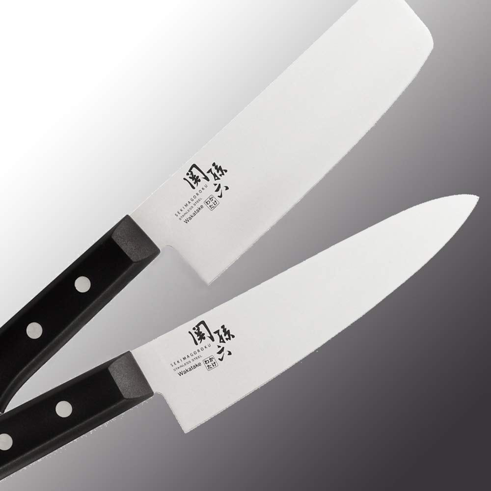 KAI Seki Magoroku Wakatake Small Santoku — 145 mm