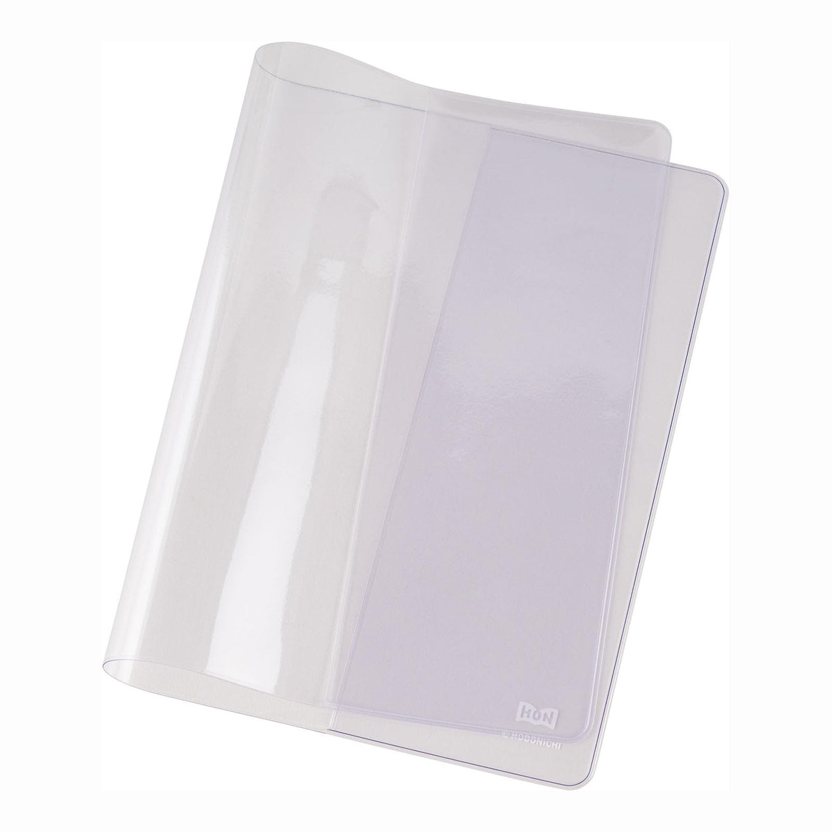 Hobonichi Clear Cover for HON Size Planner, PVC Cover 0.6 mm Thick, 242 x 162 mm for A6 or 332 x 222 mm for A5, Planner Accessory
