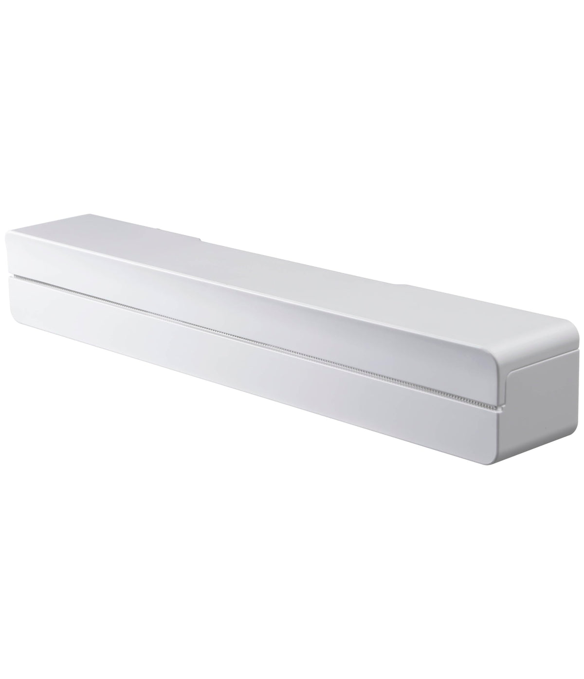Yamazaki Tower Magnetic Wrap Case L, Fridge Side Holder for Food Wrap, Foil and Baking Sheet, 32.6 x 5.5 x 5 cm, White or Black