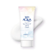 Skin Aqua Super Moisture UV Light Up Essence SPF50+ PA++++, Floral Muguet Scent Tone-Up Sunscreen and Makeup Base, 70 g