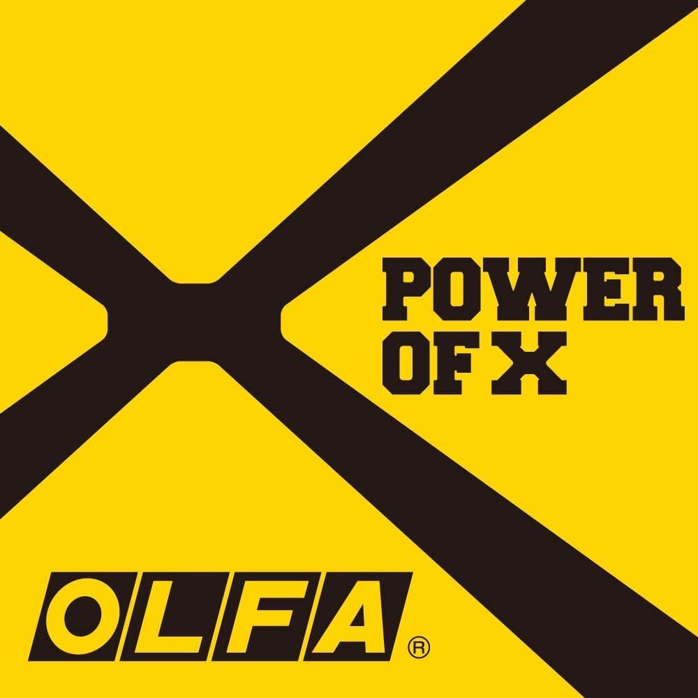 OLFA A Plus 215B Small Cutter, Slim Auto-Lock Utility Knife for Left or Right Hand with Blade-Snapping Clip, Takes Small Blades, 143.5 x 18.5 mm, Yellow