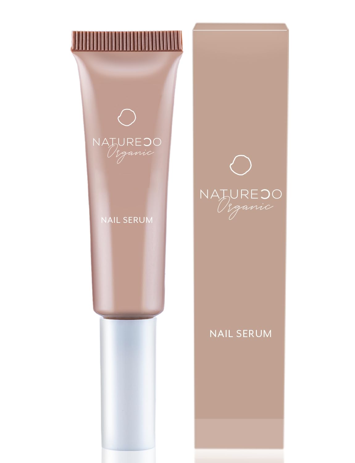 NATURECO Organic Botanical Nail Oil 10 mL, Brush-Pen Cuticle Serum with 99.3% Shea Butter, Squalane and Citrus Herb Scent, Made in Japan