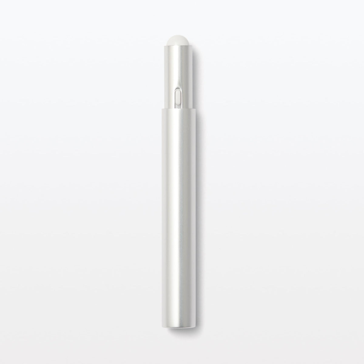 MUJI Retractable Lip Brush OGB50A1A, Aluminium Slide Cap Lip Brush with PBT Bristles, About 67 mm