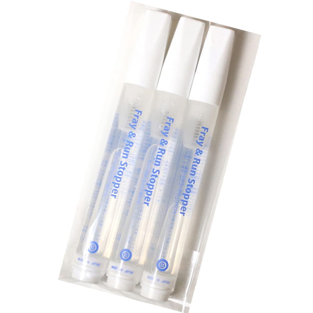 Leonis Fray & Run Stopper Felt Pen, Stops Stocking Runs, Fabric Fraying and Loose Buttons, 12 mL, 1, 3 or 5 Pens