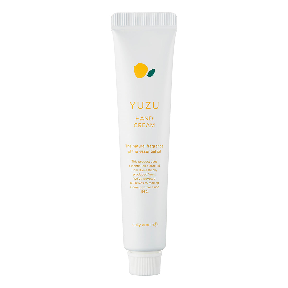 Daily Aroma Yuzu Hand Cream Mini 20 g, Kochi Yuzu Essential Oil Scented Hand Cream with Shea Butter and Olive Oil, Travel Size