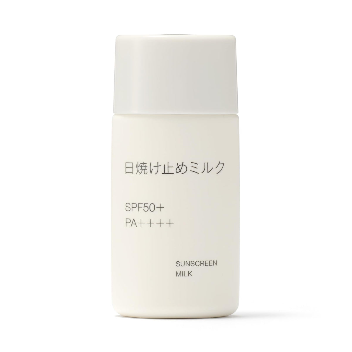 MUJI Sunscreen Milk SPF50+ PA++++ Water-Resistant With Titanium Dioxide, Ceramide NP And Amino Acids, 150 g Pump, 30 g Portable Or 120 g Refill Pouch, Made In Japan