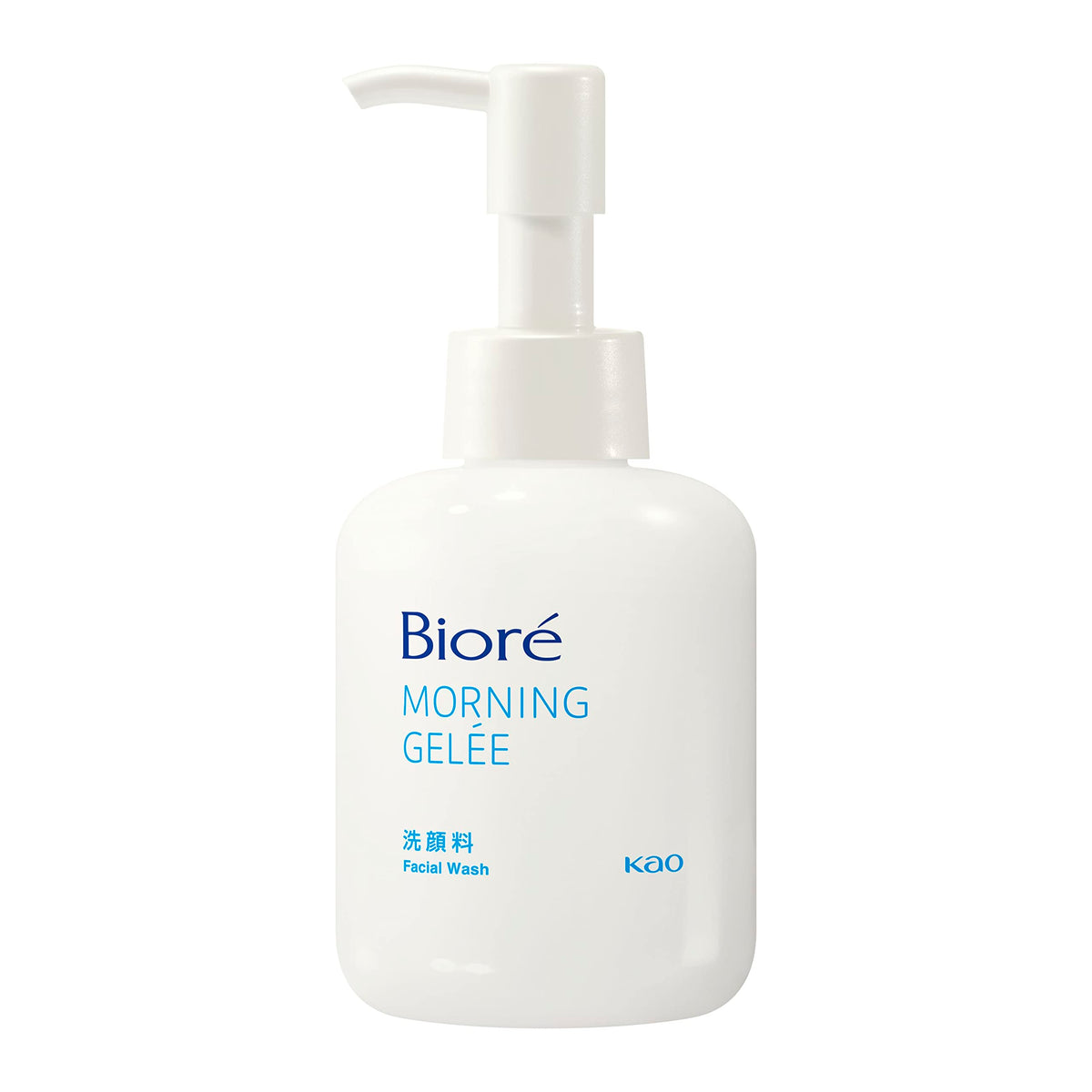 Bioré Morning Gelée Jelly Face Wash, No-Lather Morning Facial Wash with Moisture Capsules, Aqua Floral Scent, 100 mL Bottle or 160 mL Refill