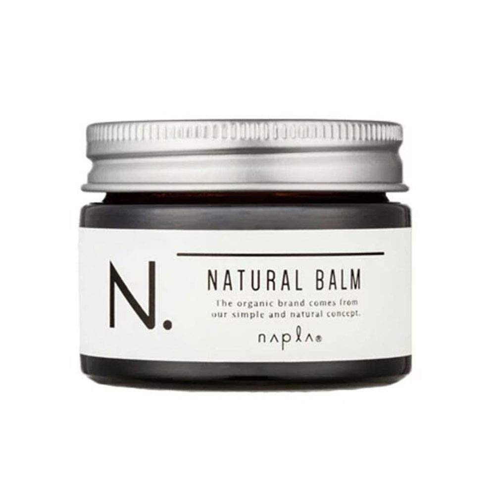 napla N. Natural Balm 45 g, Shea Butter Multi-Use Balm for Hair Styling and Hands, Orange Scent, Made Only from Natural-Origin Ingredients