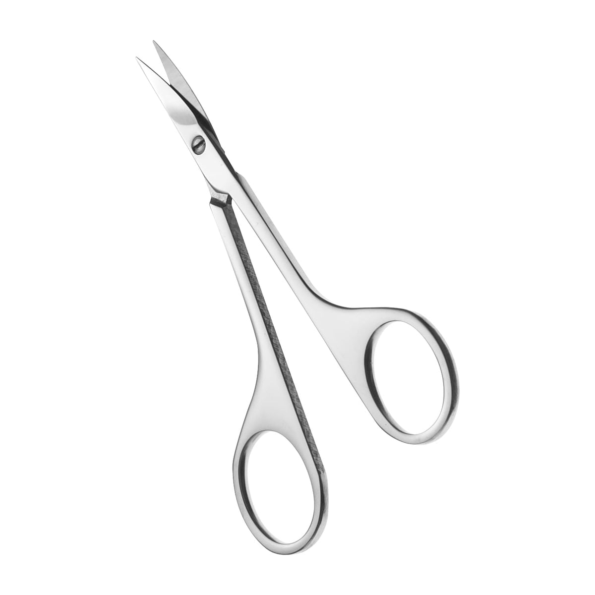 Shiseido Eyebrow Scissors Model 20401, Curved-Tip Brow Cutting Scissors with Protective Case, Made in Japan
