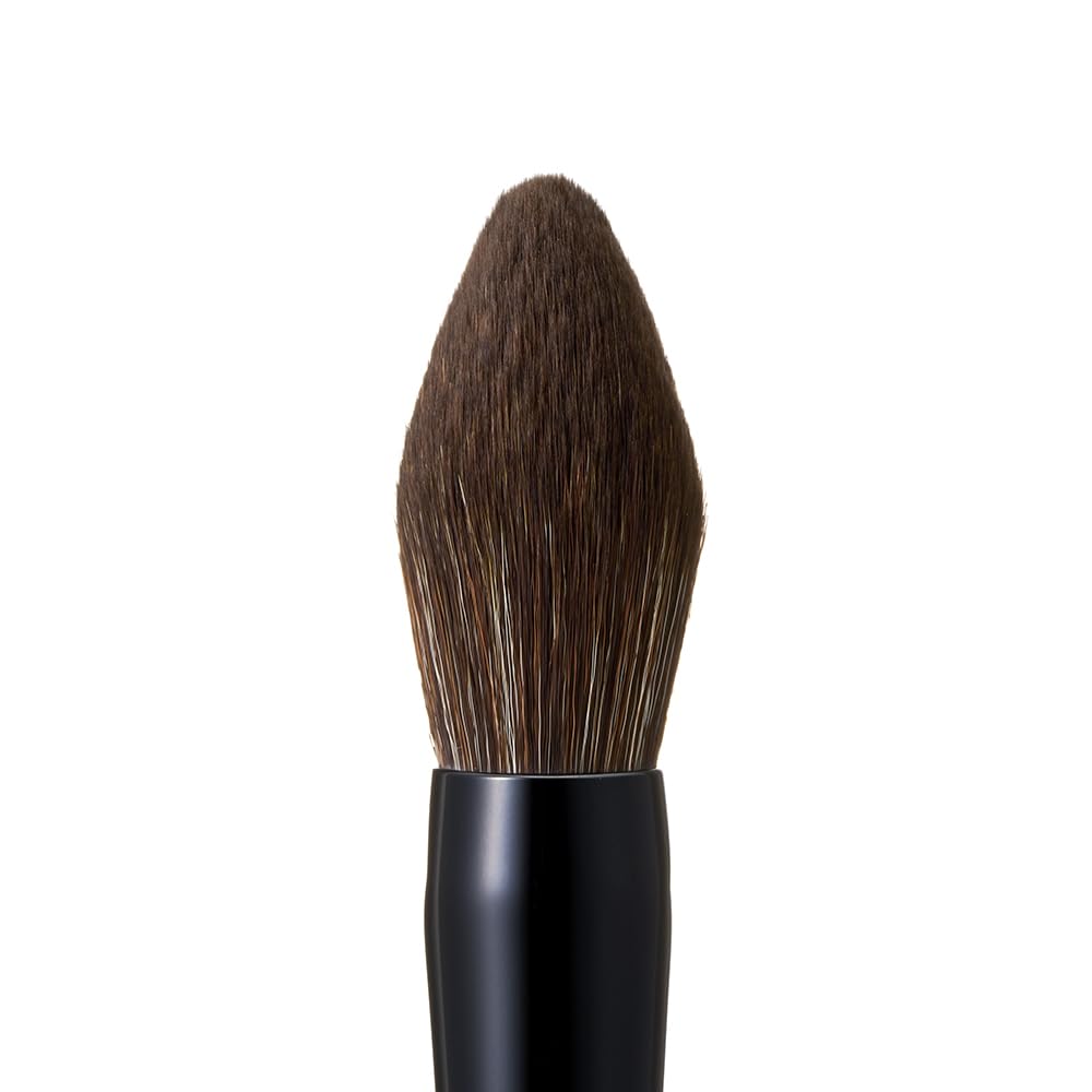 Rosy Rosa Powder Brush EX RR-2000, Soft Face Powder Brush with Ultra-Fine PBT Bristles, Bamboo Handle and Cover