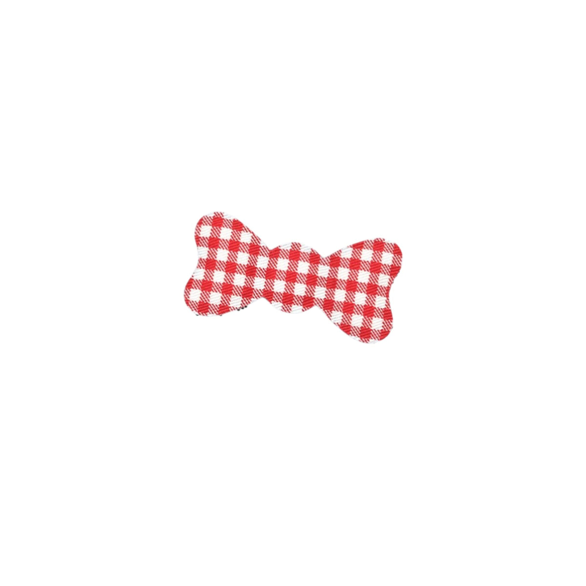 Standard Series No-Crease Hair Clip for Bangs, Made in Japan, Dot, Check and Stripe Ribbons in Mini, Middle and Large Sizes