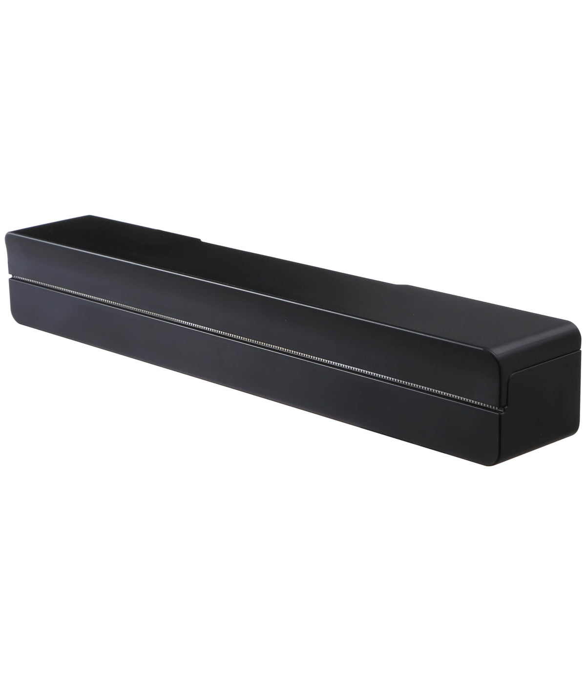 Yamazaki Tower Magnetic Wrap Case L, Fridge Side Holder for Food Wrap, Foil and Baking Sheet, 32.6 x 5.5 x 5 cm, White or Black