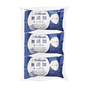 Pelican Soap Additive-Free Moisturizing Soap 100g × 3 — source image 1