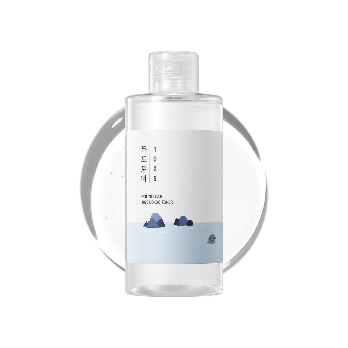 ROUND LAB 1025 Dokdo Toner, Moisturising Face Toner with Sea Water and Chondrus Crispus Extract, 200 mL