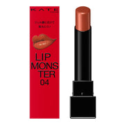 Kate Lip Monster Lipstick 04 Pumpkin Wine, Online-Limited Shade, Long-Wear Glossy Lipstick with Moisture and High Colour Payoff, 3 g