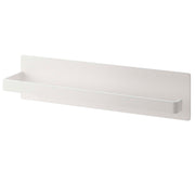 Yamazaki Plate Magnetic Kitchen Paper Holder, Steel Bar that Sticks to Steel Surfaces for a Paper Roll or Towel, 6 x 5.5 x 24.5 cm and 300 g, White
