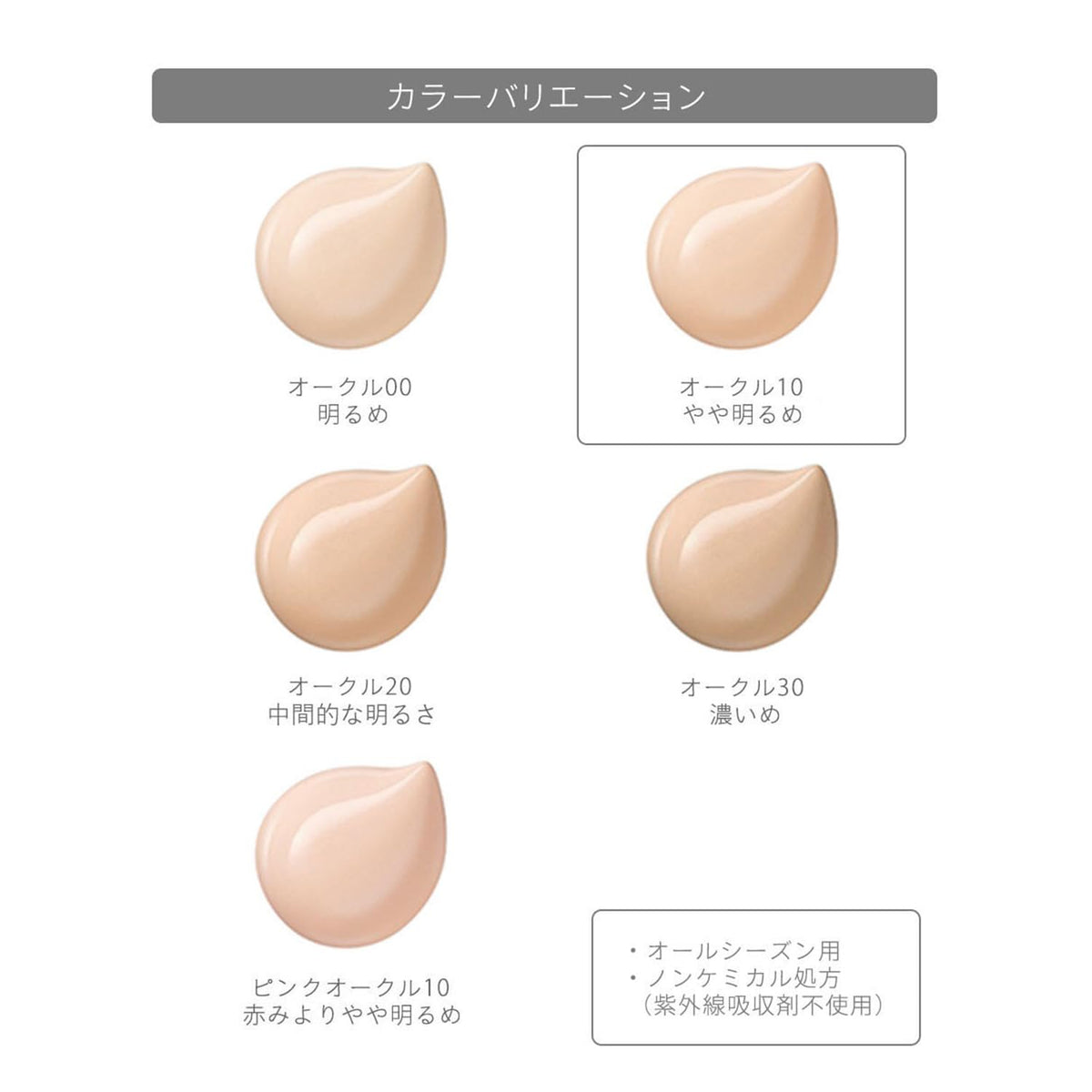 Medicated Liquid Foundation, SPF20 PA++, 30 g, Five Shades
