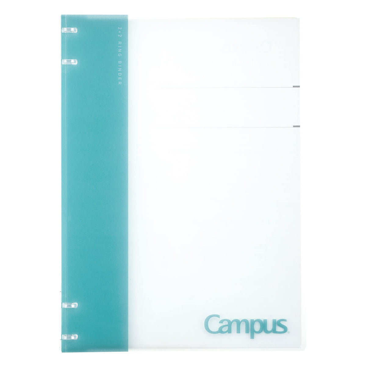 KOKUYO Campus Notebook-Style Loose-Leaf Binder A4 30-Hole NP174, Slim Binder with Separate Top and Bottom Rings and Up to 40 Sheets, 304 x 223 x 14 mm, Light Blue or Pink