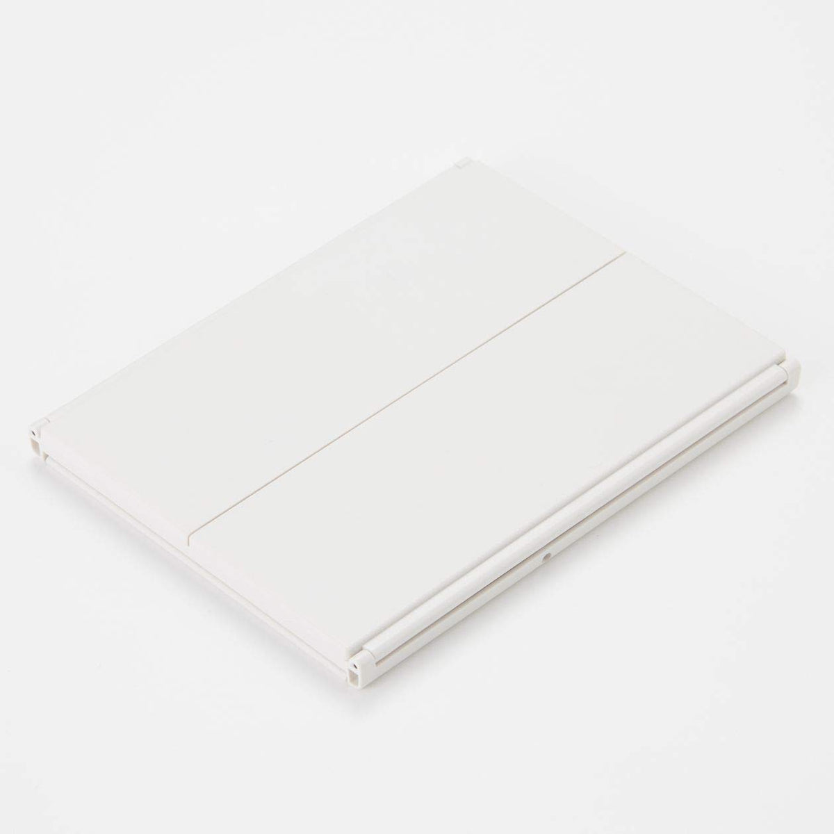 MUJI Polystyrene Folding Three-Panel Mirror, Compact Tabletop Makeup Mirror, 153 x 122 x 12 mm, Made in Japan