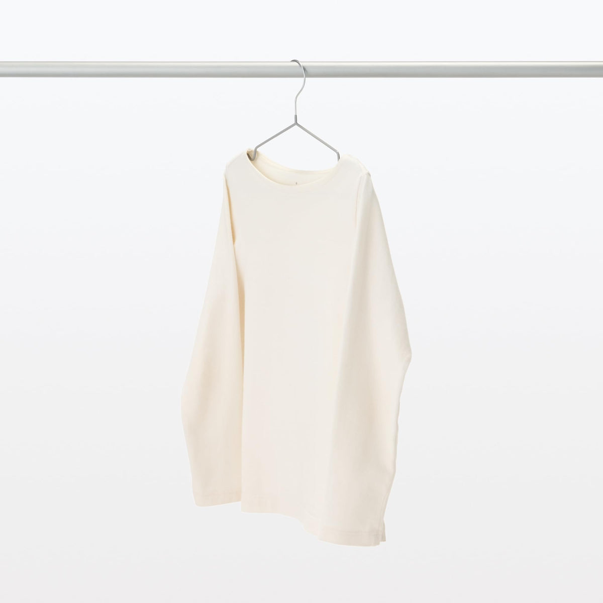 MUJI Non-Slip Hangers, Steel with Vinyl Coating, About 41 cm Wide, Set of 10 or 20, 600 g per Ten Including Packing
