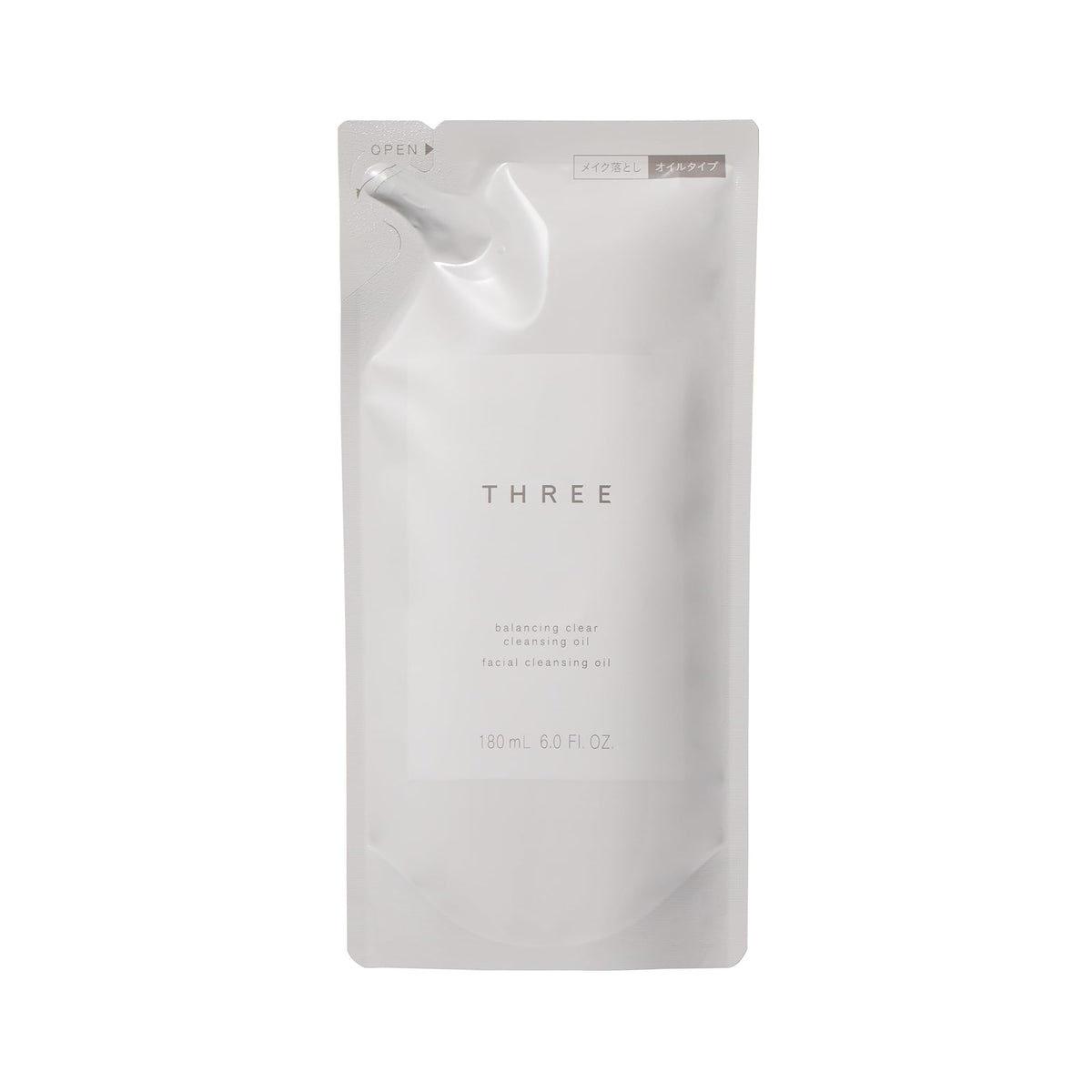 THREE Balancing Clear Cleansing Oil, 185 mL Bottle or 180 mL Refill