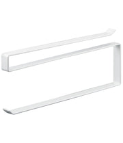 Yamazaki Tower Under-Shelf Kitchen Paper Holder, Steel Roll Holder for Hanging Cabinets, 1.5 x 26 x 9.5 cm and 180 g, Fits 24 cm Rolls, White or Black