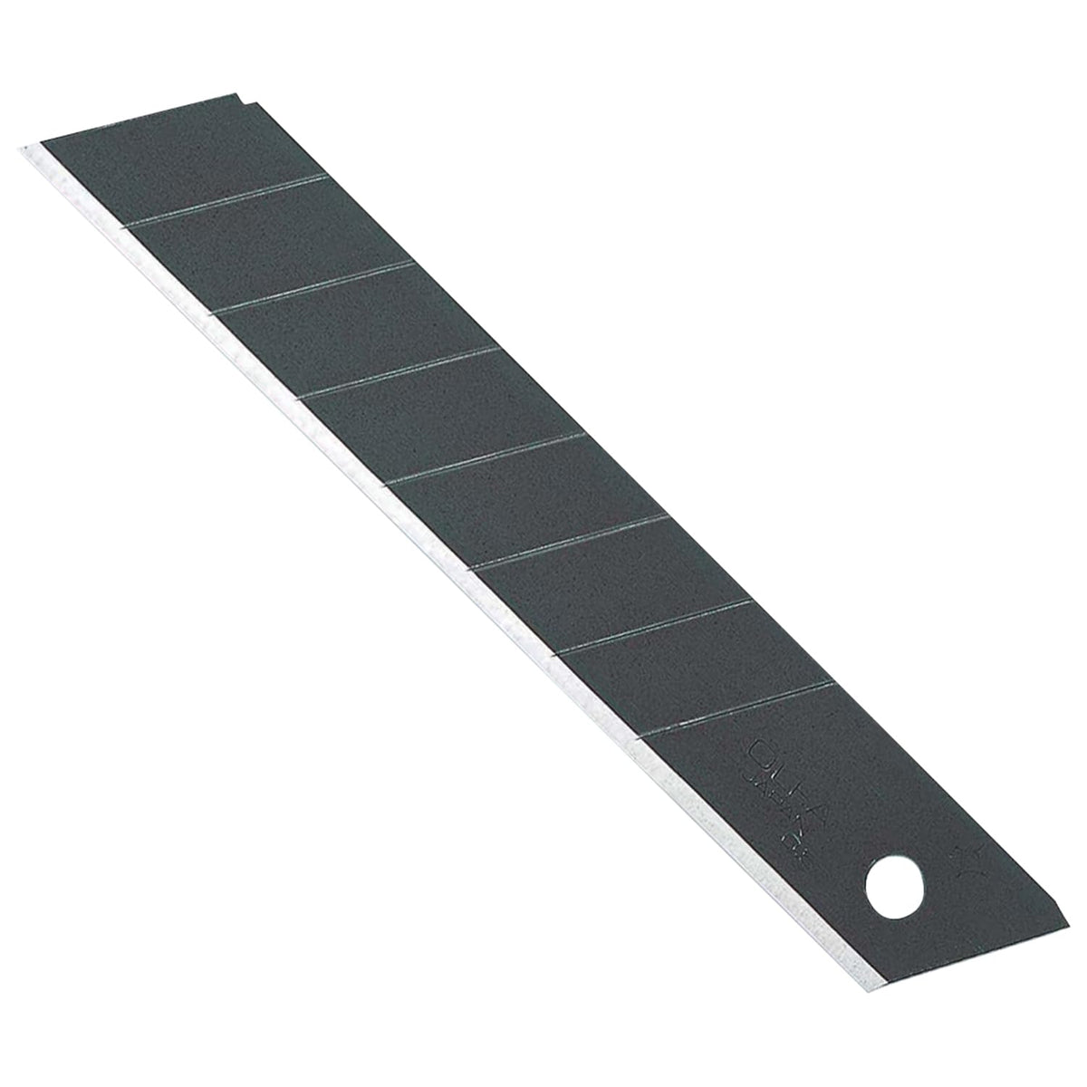 OLFA Special Black Blades Large LBB50K, 50 Sharp-Angle Ground Replacement Blades for Large Cutters, 0.5 mm Thick, 18 x 100 mm, Plastic Case, Made in Japan