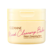 Cezanne Moist Cleansing Balm 90 g, 5-in-1 Makeup Remover Balm with Ceramides for Pore Care, No Second Wash Needed, Lavender Scent, with Spatula