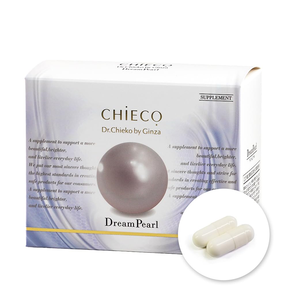 Ginza Tomato Chieco Dream Pearl, 30 Packets of 2 Capsules, 30 Days, Akoya Pearl Powder
