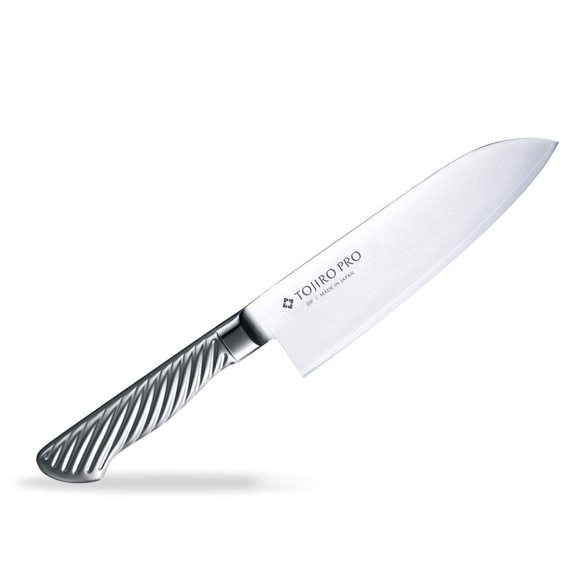 Tojiro Pro DP Cobalt Alloy 3-Layer Santoku Knife 170 mm, All-Stainless (F-895)