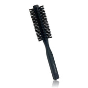 VESS Hair Styling Pro Roll Brush SPR-2200, 40 mm 100% Pig Hair Round Brush with Square Handle, Matte Black, Made in Japan