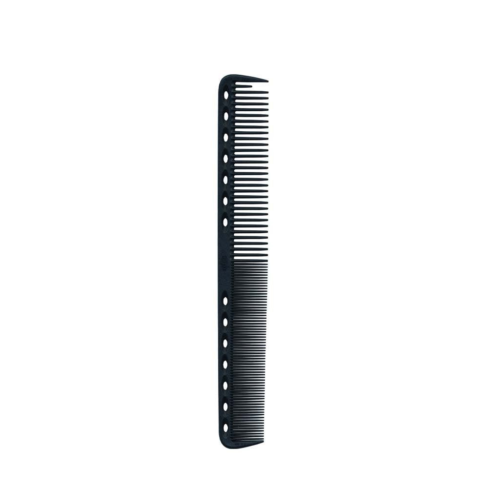 Y.S.PARK YS-339 Fine Cutting Comb, Carbon Black, Heat-Resistant Salon Comb with Parting Space Head
