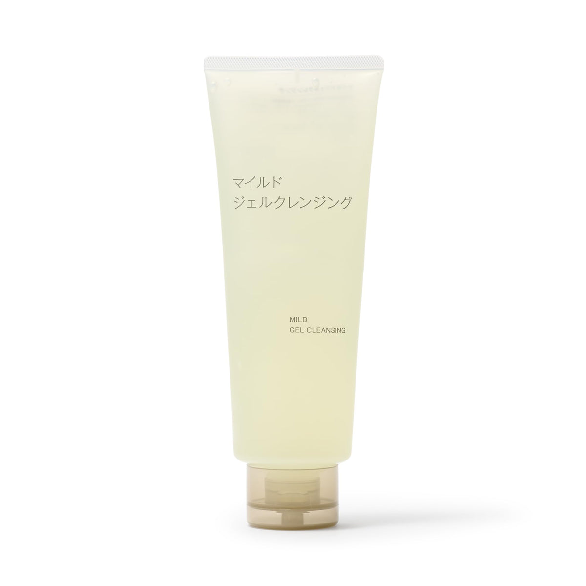 MUJI Mild Gel Cleansing, Makeup-Removing Cleansing Gel with Hyaluronic Acid, Ceramide and Five Amino Acids, Unscented, 150 g or 220 g Tube