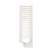 MUJI Polypropylene Folding Hair Brush, Compact Travel Brush, White