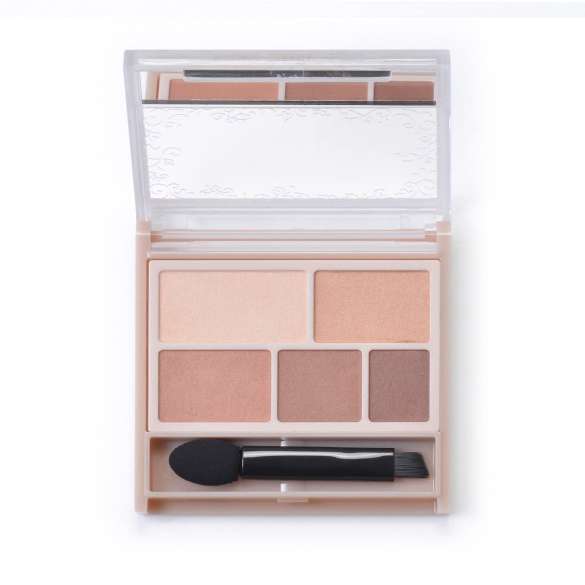 Canmake Perfect Multi Eyes, Five-Colour Glitter-Free Matte Palette for Eyeshadow, Eyebrow and Eyeliner, about 3 g