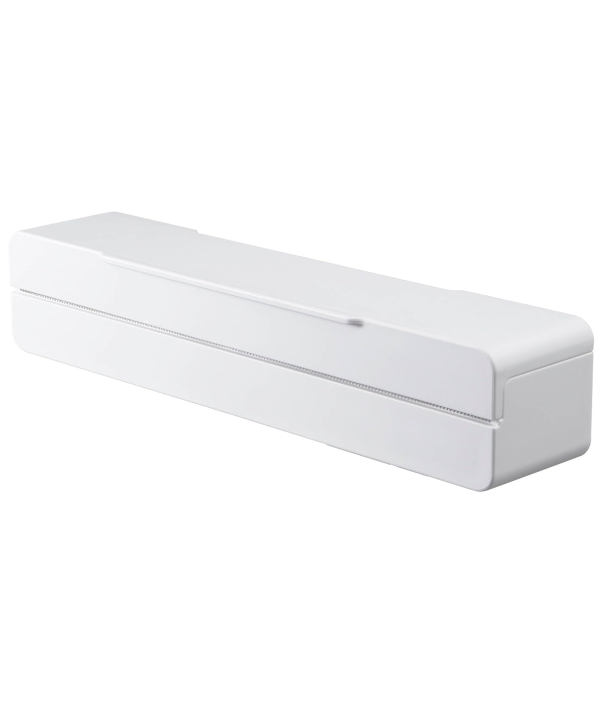 Yamazaki Aqua Magnet Wrap Case, Wrap Cutter Case for 22 cm or 30 cm Wide Wrap and Foil, ABS Resin with Stainless Blade, 22 cm Model 25 x 5.5 x 5 cm, White, Red or Green