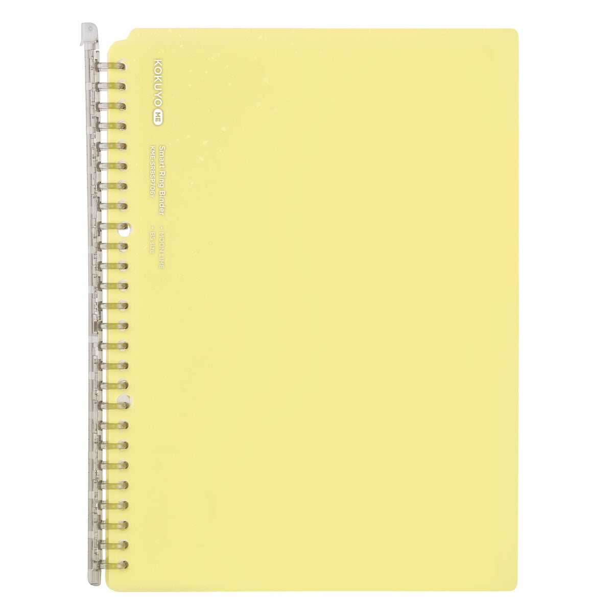 KOKUYO Campus Smart Ring Loose-Leaf Binder 60, Slim Fold-Back Cover B5 26-Hole for Up to 60 Sheets, 270 x 208 x 17 mm, Clear, Pink, Blue, Mint, Taupe, Pastel Patterns