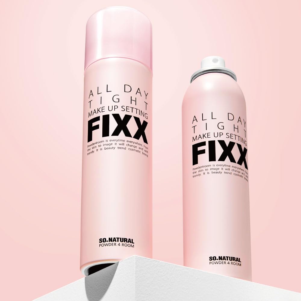 SO NATURAL Fine‑Mist Spray — Ultra‑Fine Film Locks All‑Day Makeup