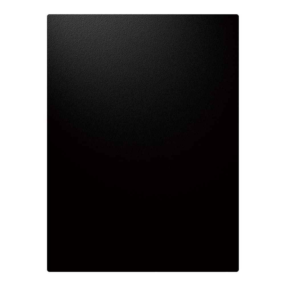 Kyoei Plastic Writing Mat Shitajiki, 2.0 mm Soft Thick PVC Mat with Printed Grid, Reversible, Made in Japan, A4+ 306 x 228 mm, B5+, A5 or B6, Black, Dark Red-Purple or Deep Navy