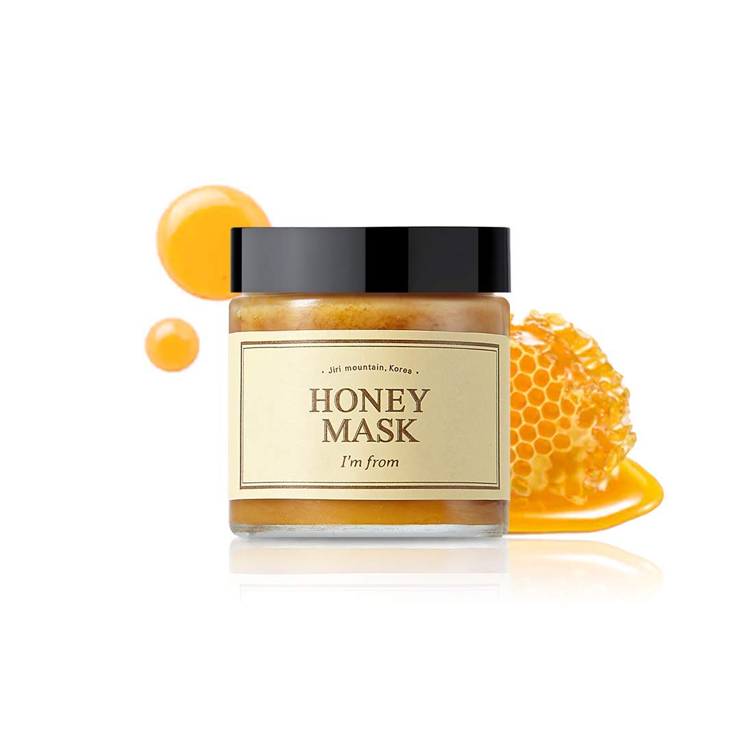 I'm from Honey Mask, Wash-Off Honey Face Mask with 38.7% Jiri Mountain Honey, Fragrance-Free, 120 g