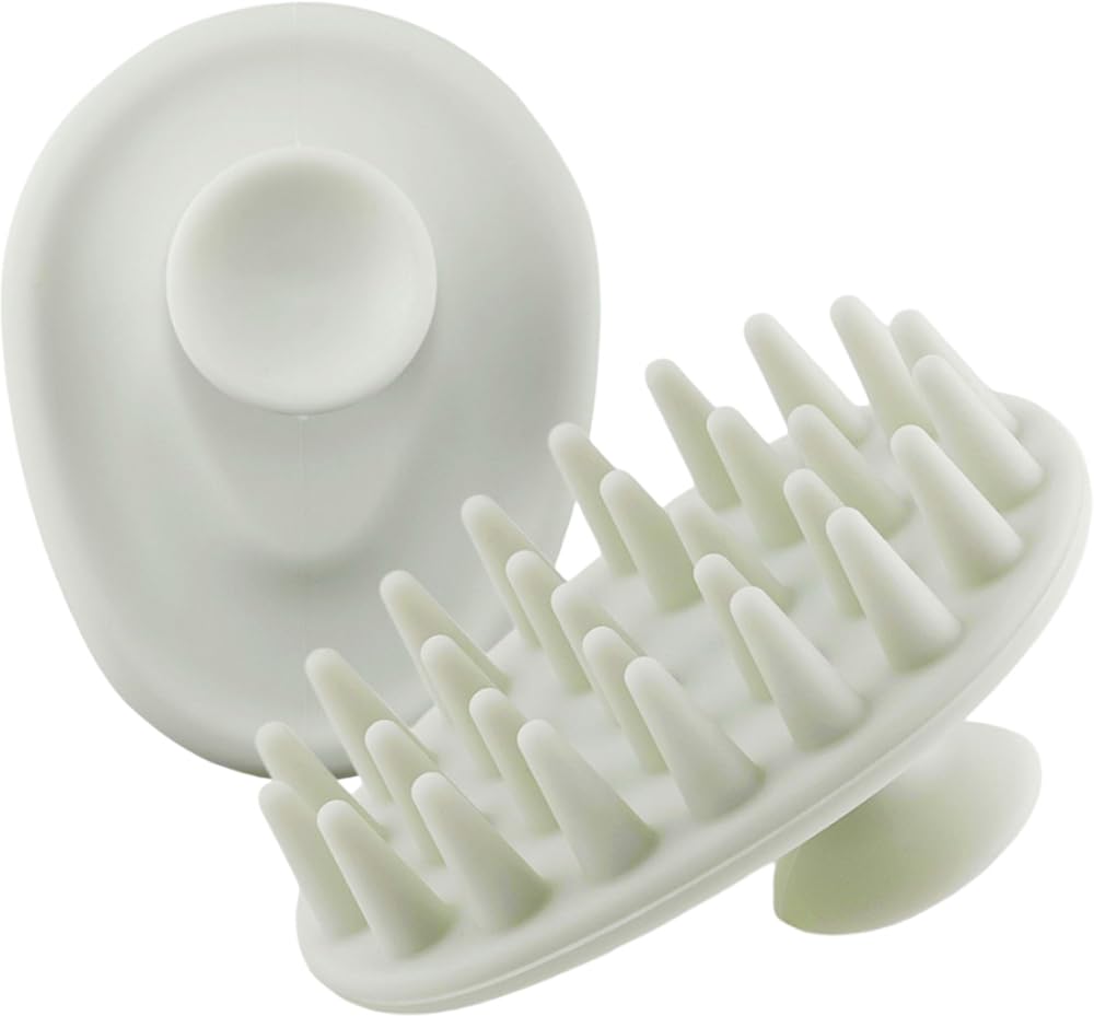 Shimomura Kihan Silicone Shampoo Brush — Seamless Single-Piece