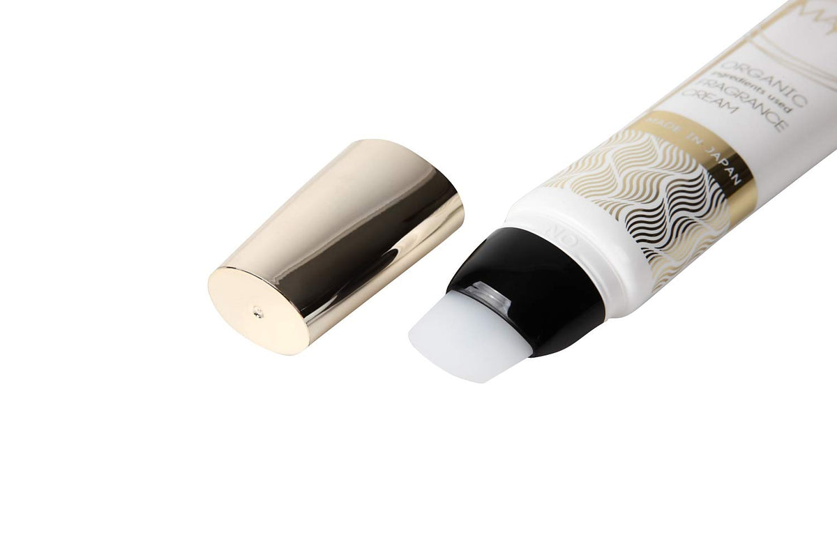 Organic Fragrance Bust Care Cream, Body Cream with Palmitoyl Peptides, Hyaluronic Acid, Ceramides and Plant Extracts and a Soft Applicator Tip, 60 g Tube