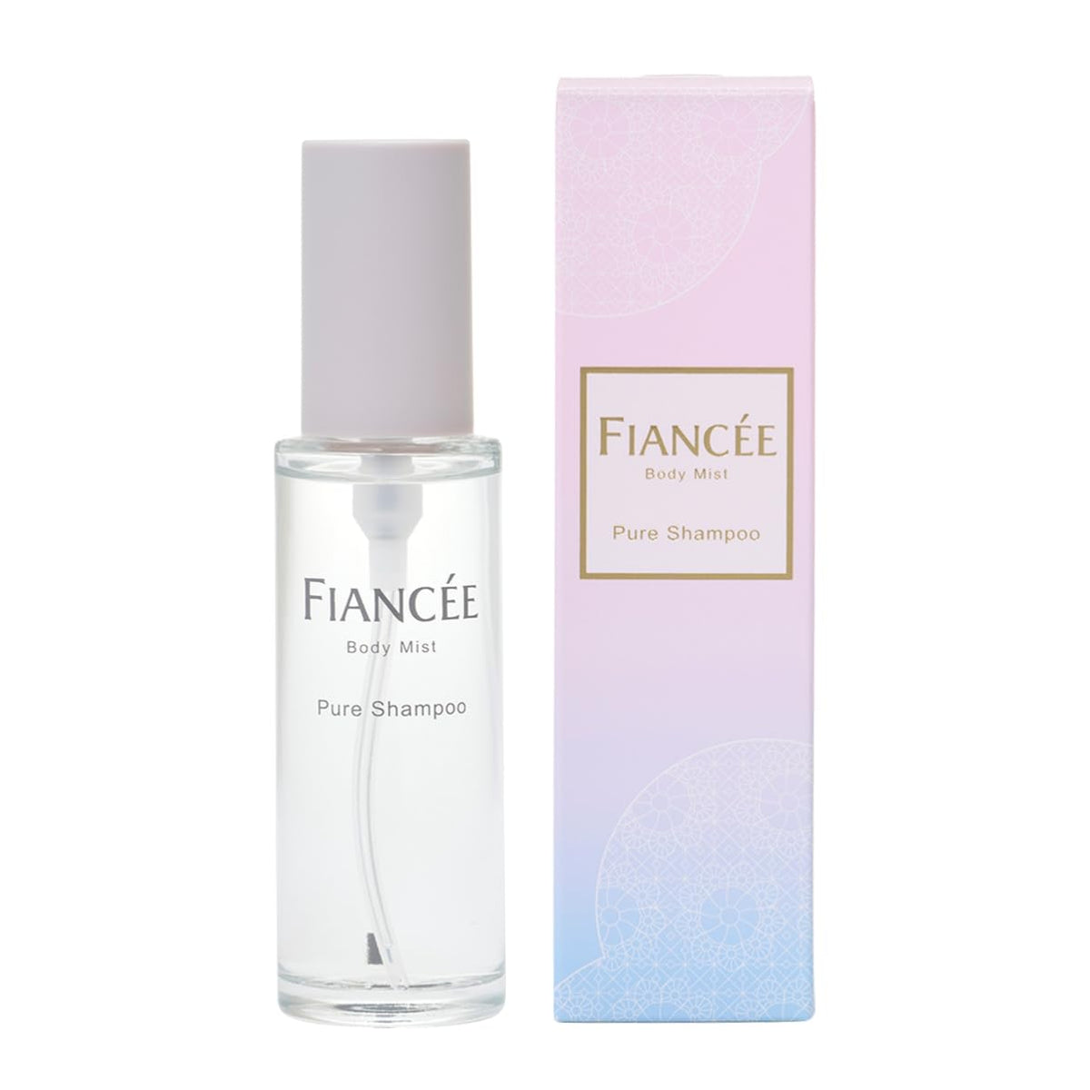 Fiancee Body Mist Eau de Cologne, 50 mL Pump Spray Bottle in Eight Scents: Pure Shampoo, Baby Puff Puff, White Tea, White Musk, Muscat Parfait, UI Lilac, Shabon or Pure Mellow Shampoo