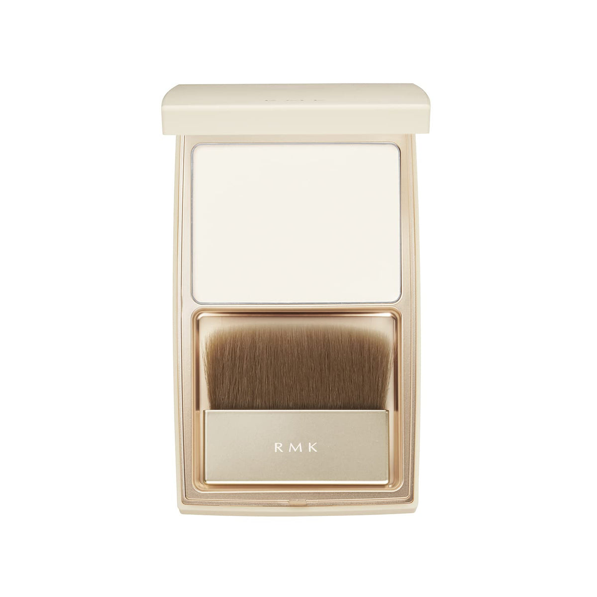 RMK Silk Fit Setting Powder, Transparent Pressed Setting Powder with Case and Brush or Refill