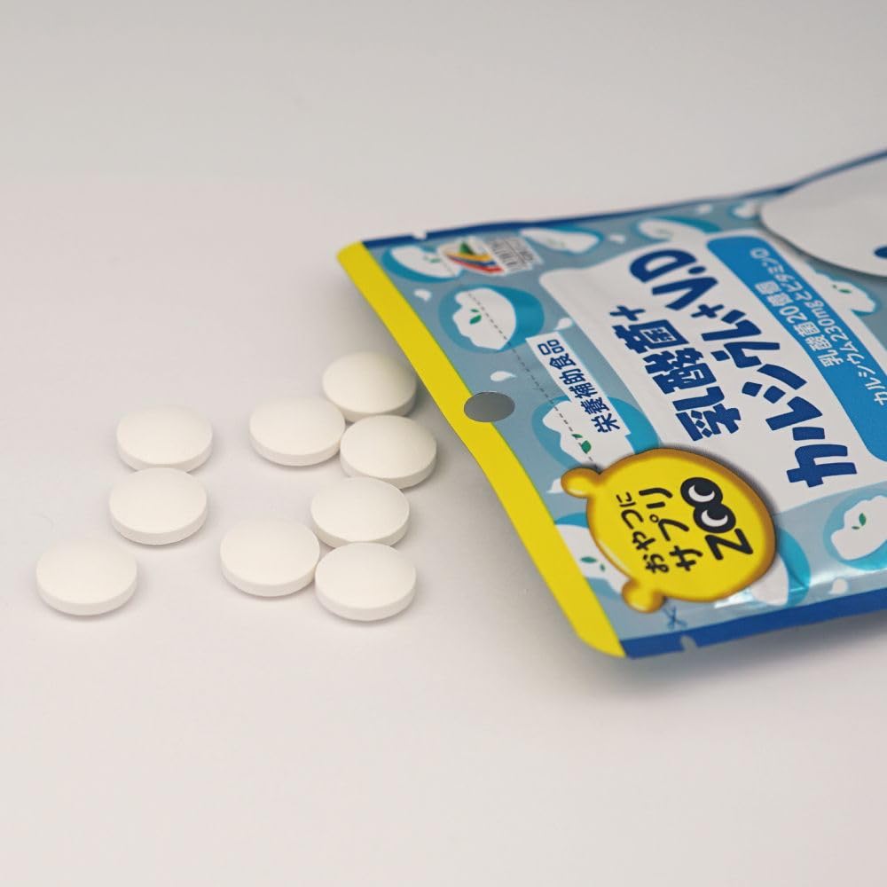 Lactic Acid Bacteria, Calcium and Vitamin D Chewable Tablets, Mixed Fruit Yogurt Flavor, 40 Tablets, 2 Billion Bacteria and 230 mg Calcium per 2 Tablets