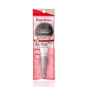 Rosy Rosa Powder Fan Brush, Silver-Handled Makeup Brush for All Powders with Soft Cover, Fits Wide Areas and Contours of the Face