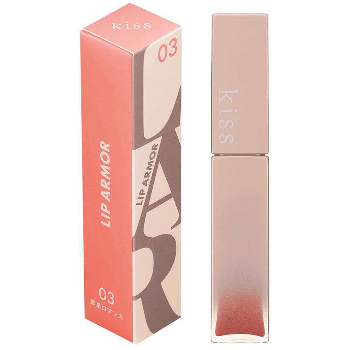 KiSS Lip Armor 03 Planet Romance, Glossy Gel-Film Lip Tint with Sheer Clear Colour That Resists Fading All Day, 5 g