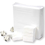 Smart Collection Facial Cotton, 500 Sheets of 60 x 80 mm Soft 100 Percent Cotton Pads with Low Fluff for Lotion Packs, Makeup Removal and Nail Care