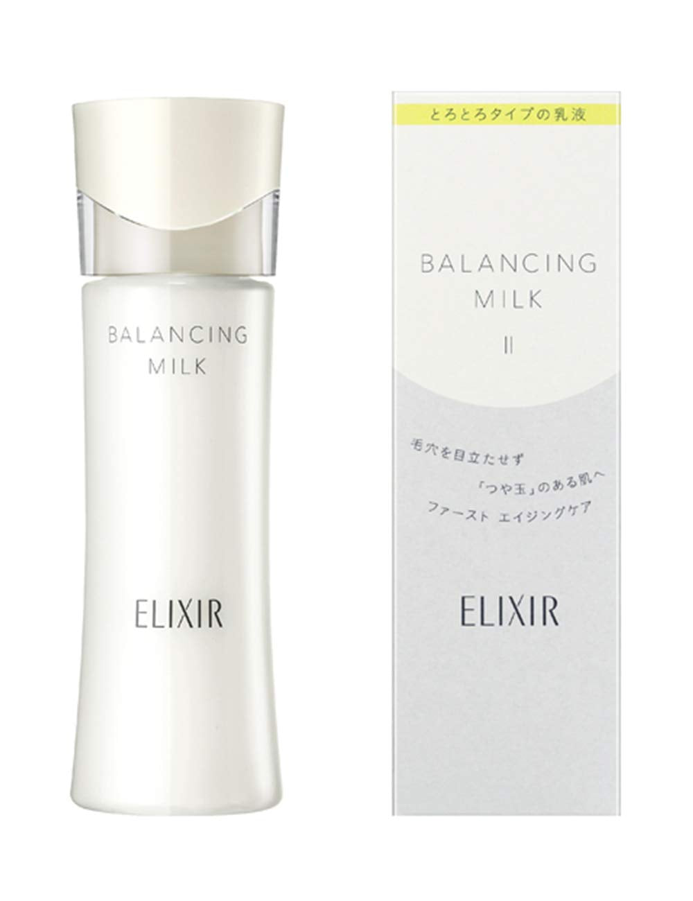 Shiseido Elixir Reflet Balancing Milk II, Rich Emulsion for Pore-Conscious Skin, Fresh Bouquet Scent, 130 mL